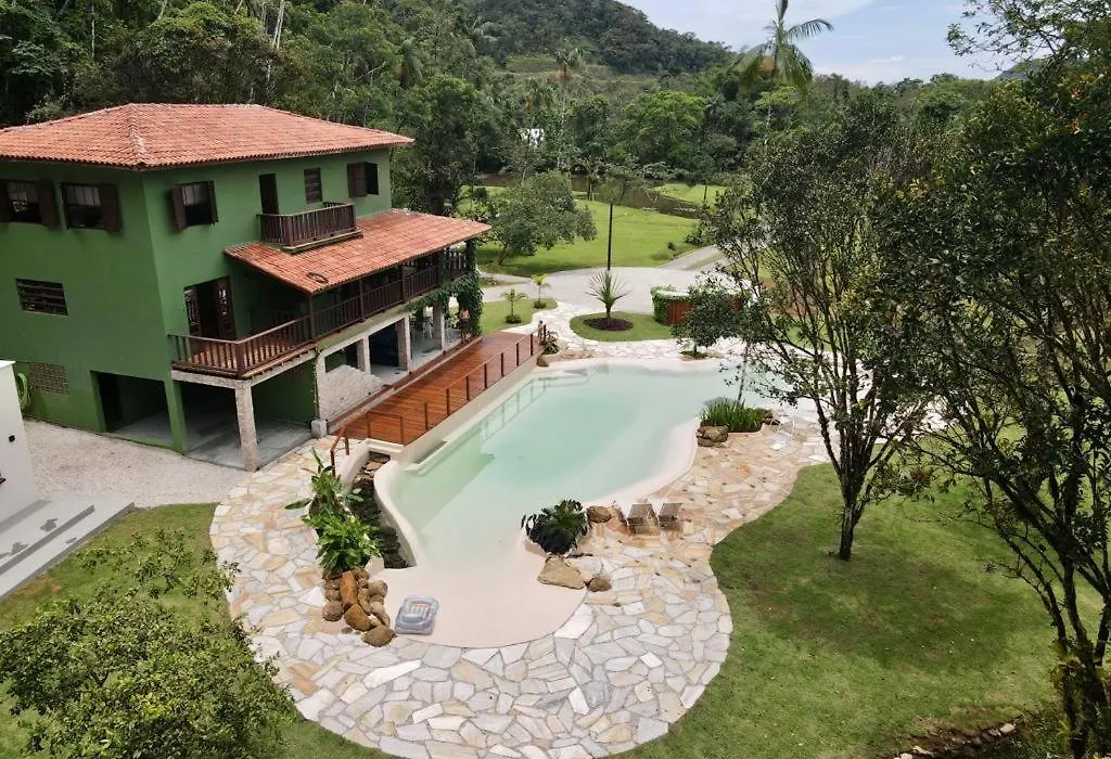 Villa Cambuca - Linda Casa Com Piscina E Lago Perto Das Mais Belas Praias Do Norte De Ubatuba-1
