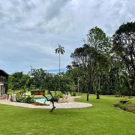 Villa Cambuca - Linda Casa Com Piscina E Lago Perto Das Mais Belas Praias Do Norte De Ubatuba-2